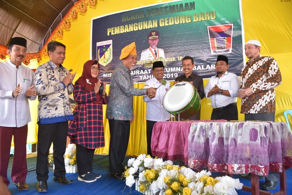 Disambut Wagub Sulawesi Tengah, Wali Kota Mahyeldi Resmikan Gedung Sekolah Bantuan Gempa & Tsunami Di Palu