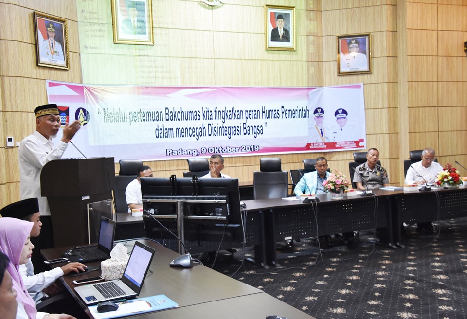 Mahyeldi: Peran Humas Penting Dalam Mencegah Disintegrasi Bangsa