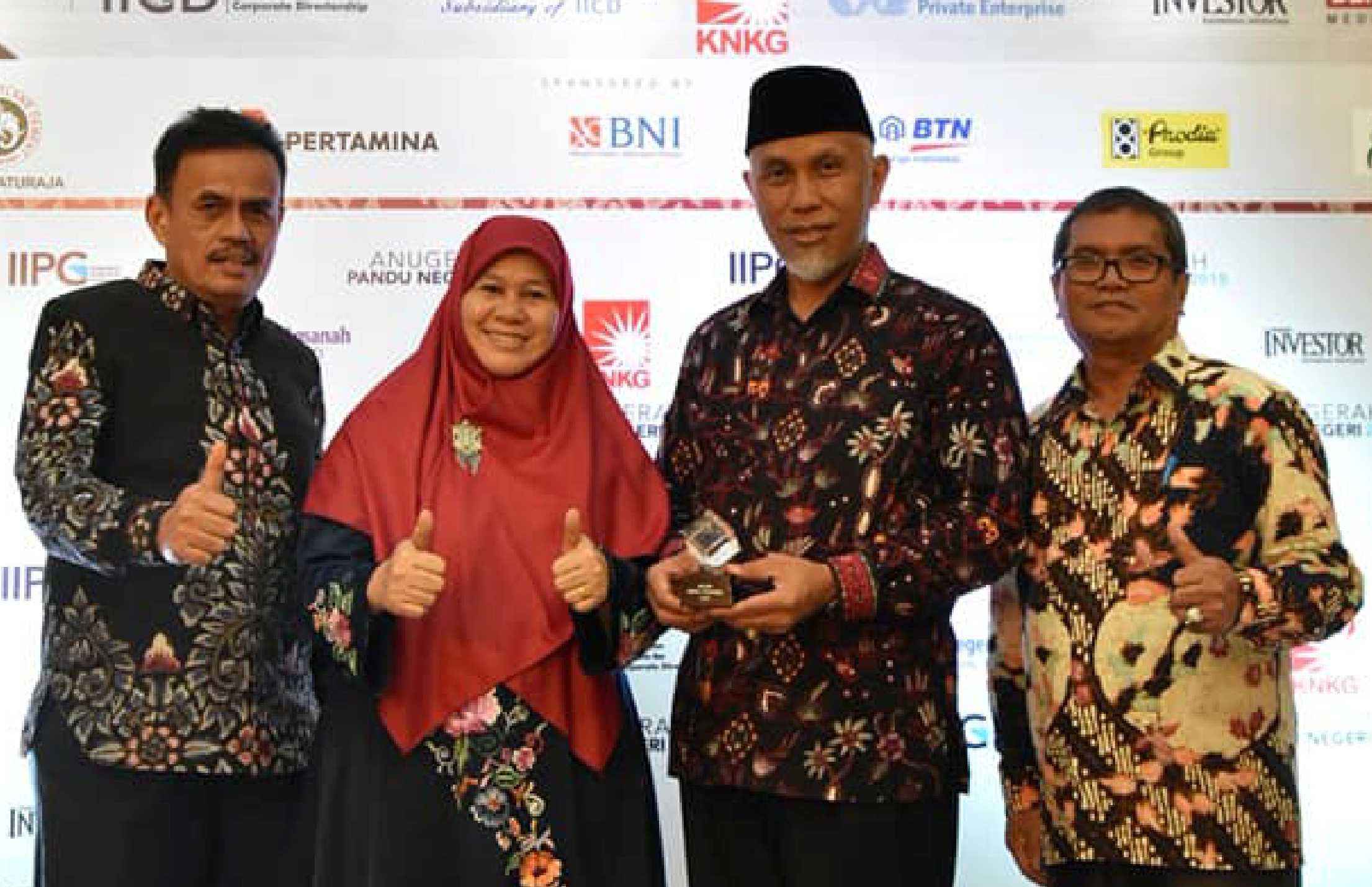 Untuk Ketiga Kalinya, Pemerintah Kota Padang Raih Penghargaan Anugerah Pandu Negeri