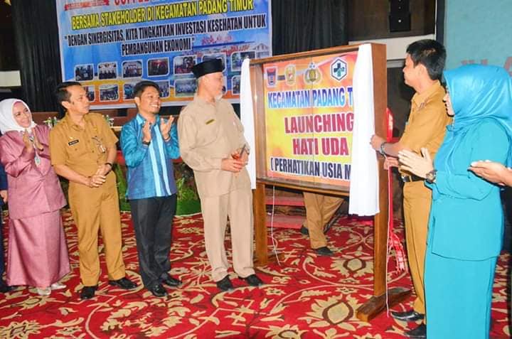 Budayakan Hidup Sehat di Kalangan Usia Muda, Padang Timur Launching "HATI UDA"