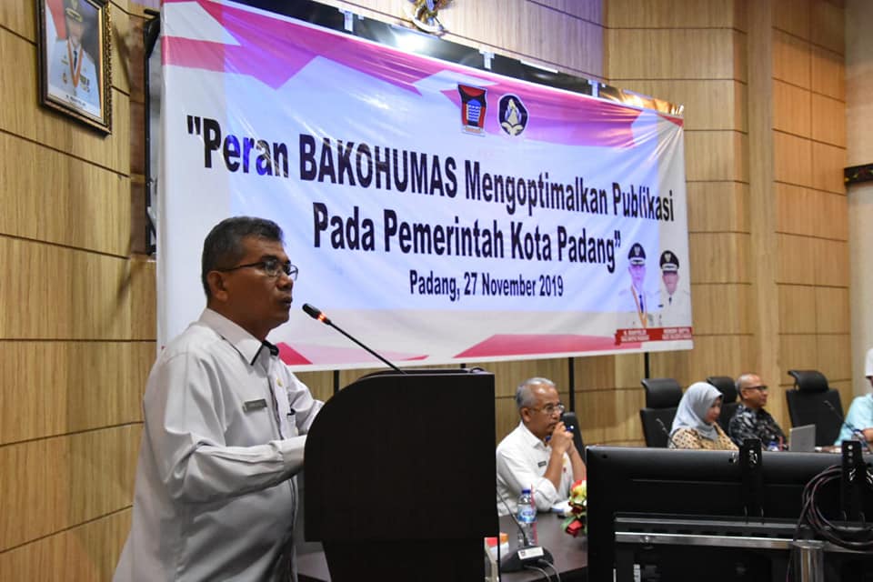Citra Positif Aset Organisasi, Pemko Padang Berdayakan Bakohumas Optimalkan Publikasi Instansi