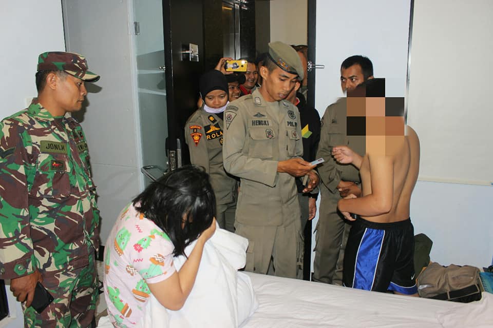 Razia Gabungan, 26 Remaja Diamankan Dari Hotel