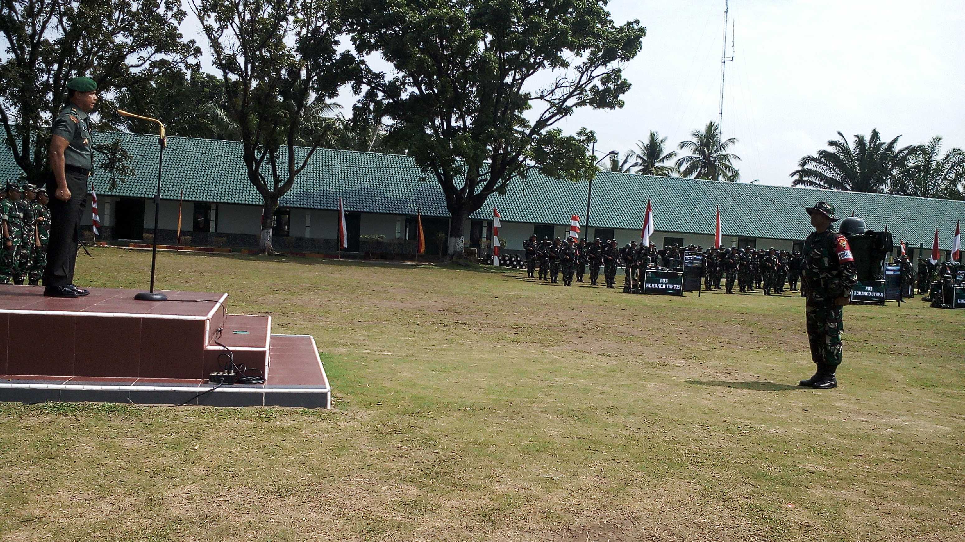 Waasop Kasad Brigjen TNI Rifki Pimpin Upacara, Kesiapsiagaan Perbatasan Indonesia