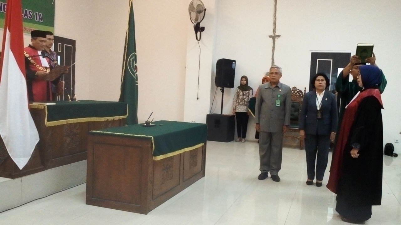 Ketua PN Kelas IA Padang Melantik Wakil Ketua PN yang Baru