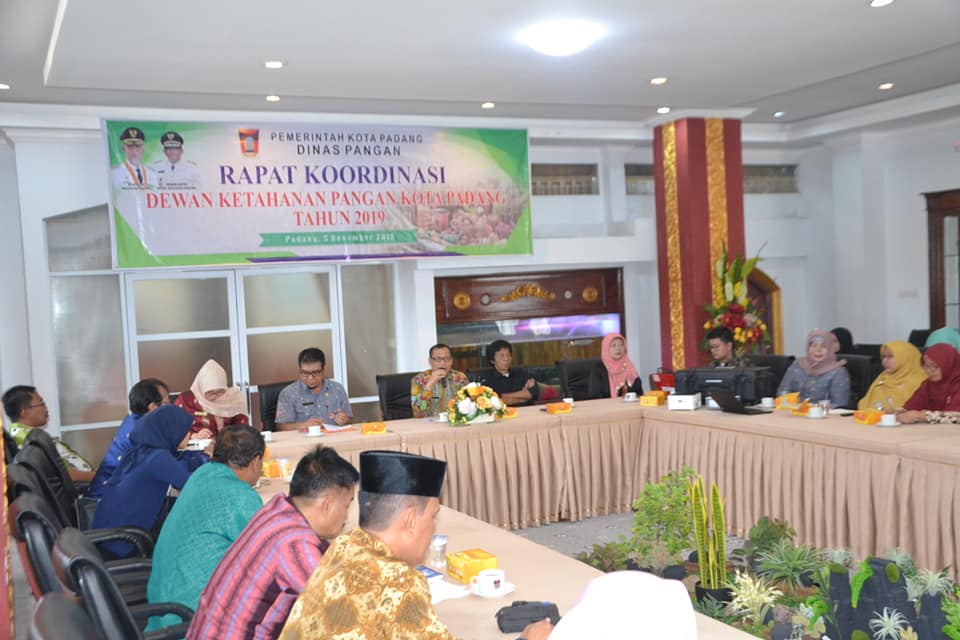 Gelar Rakor, Dewan Ketahanan Pangan Kota Padang Jaga Ketersediaan, Keterjangkauan dan Keamanan Pangan