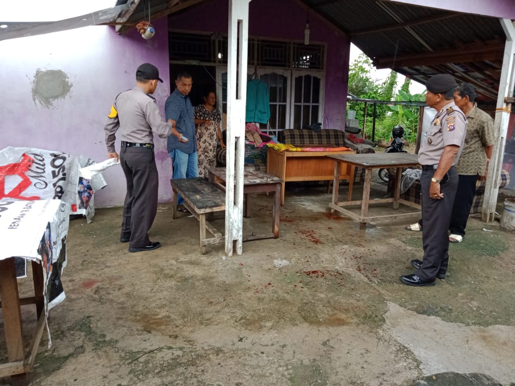 Diduga Sakit Hati Dikentuti, Seorang Pria di Lubeg Bacok Tetangga
