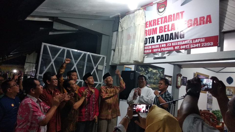 Sekretariat DPD Forum Bela Negara Kota Padang Diresmikan