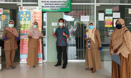 RSUD Rasidin Padang Dinilai Layak untuk Pasien Covid-19