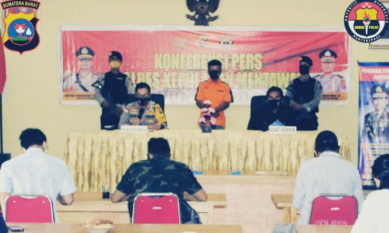 Kurang dari Satu Minggu, Polres Kep. Mentawai Amankan Pria Dewasa di duga Pelaku Pencabulan