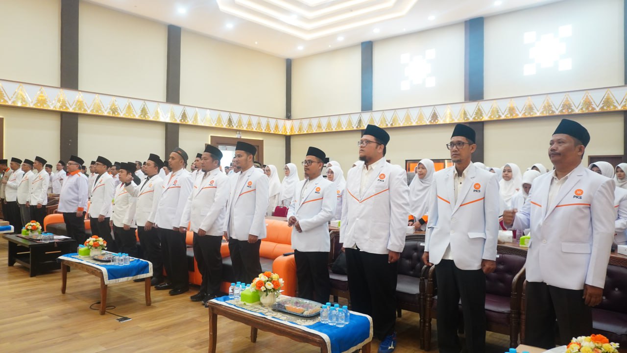 Pecah! Ratusan Kader PKS Kota Padang Putihkan Pelantikan Pengurus MPD, DED di Musda PKS Padang