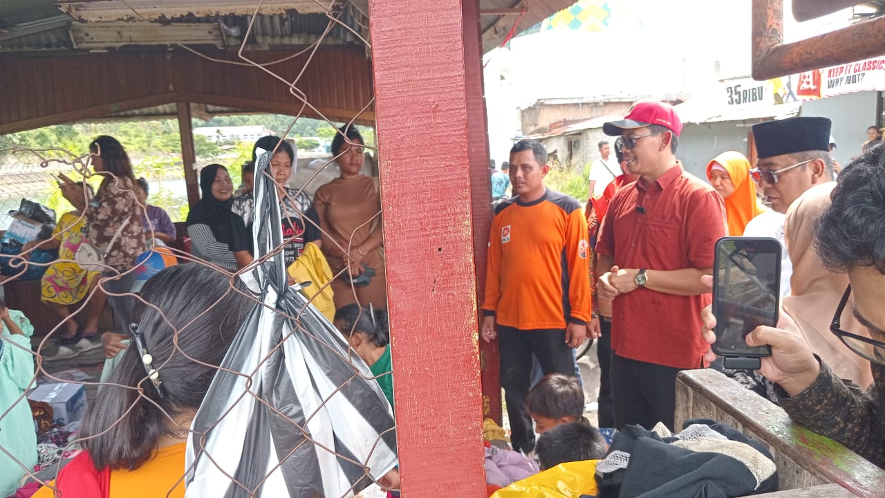 DPC PKS Padang Selatan Bergerak Cepat Dirikan Posko Bantuan Korban Kebakaran