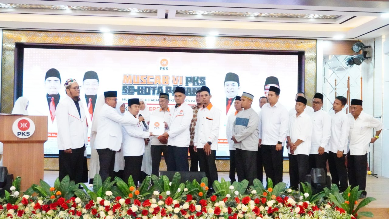MUSCAB VI PKS Se-Kota Padang: Mulyadi Muslim Tegaskan Target Besar Menuju 2029